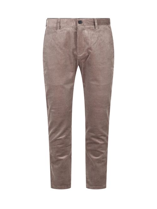 Beige Slim Chino Trousers
