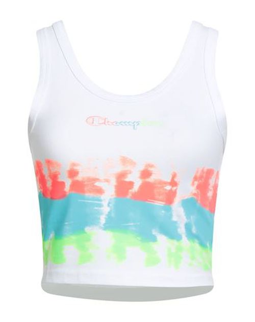 Woman Top White Size L Cotton, Elastane