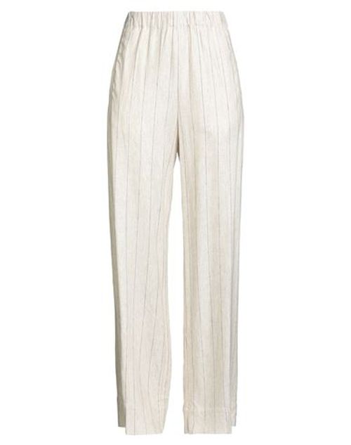 Woman Pants Sand Size 26 Viscose, Linen