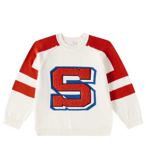 Stella McCartney Kids Embroidered cotton sweater