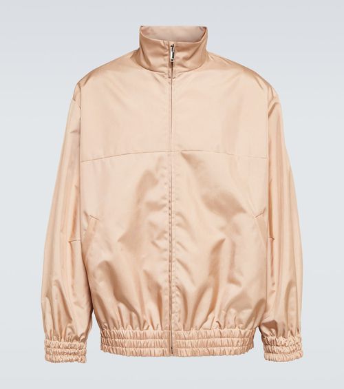 Oversized satin jacket
