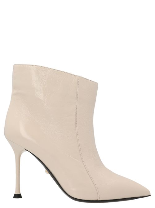 White Cher Ankle Boots