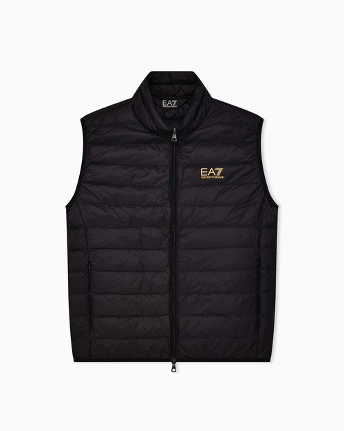 Packable gilet with zip and down padding Core Identity