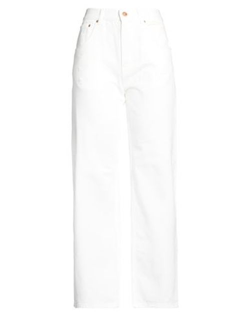 Woman Jeans White Size 28 Cotton