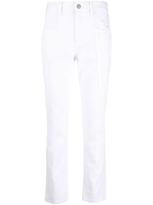 Panelled skinny-cut jeans