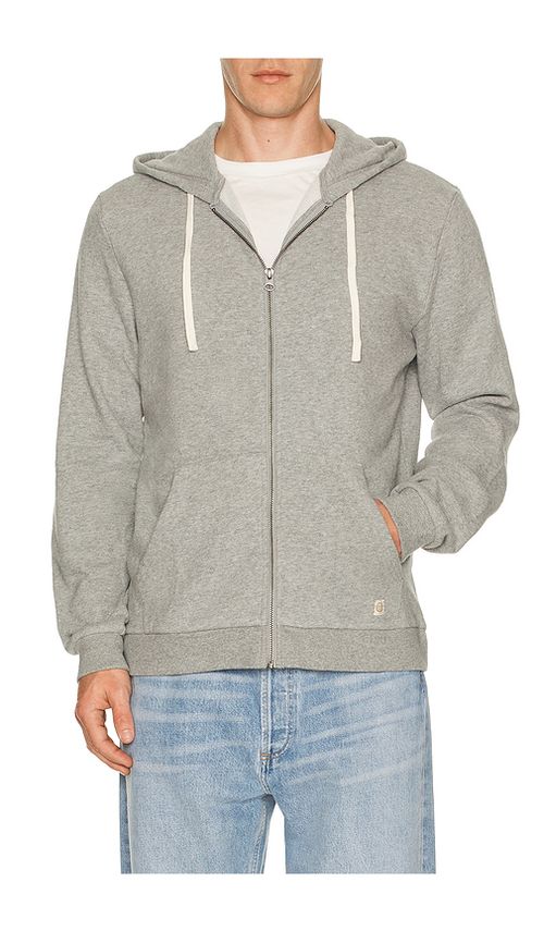 Marine Layer Cloud 9 Full Zip Hoodie in Grey. M. Also in L, S, XL/1X