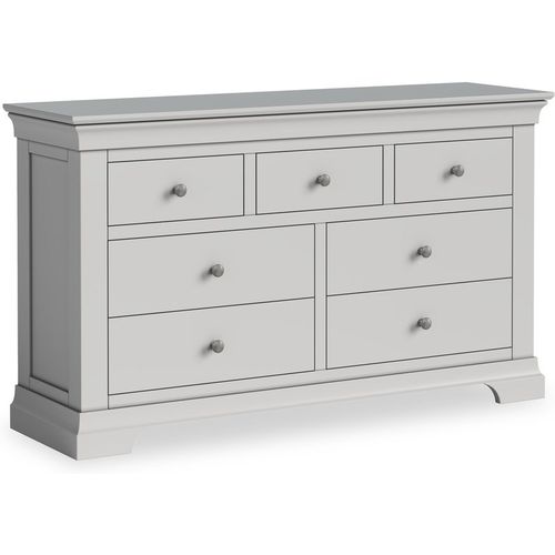 Colette 3 Over 4 Chest Of Drawers | Grey Cream or Warm White | Roseland