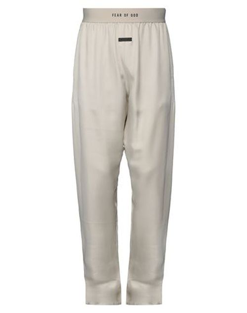Man Pants Beige Size M Viscose, Silk