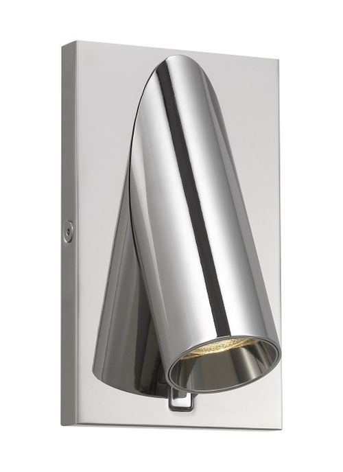 Polished Nickel LED Wall Sconce from the Ponte Collection