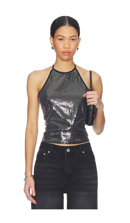 Miaou Natalia Top in Black. L. Also in M, S