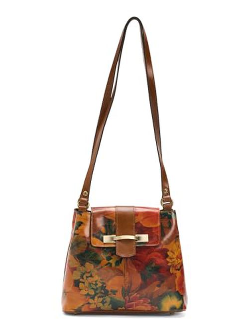 Patricia Nash Larone Leather Medium Hobo Bag with Crossbody Strap