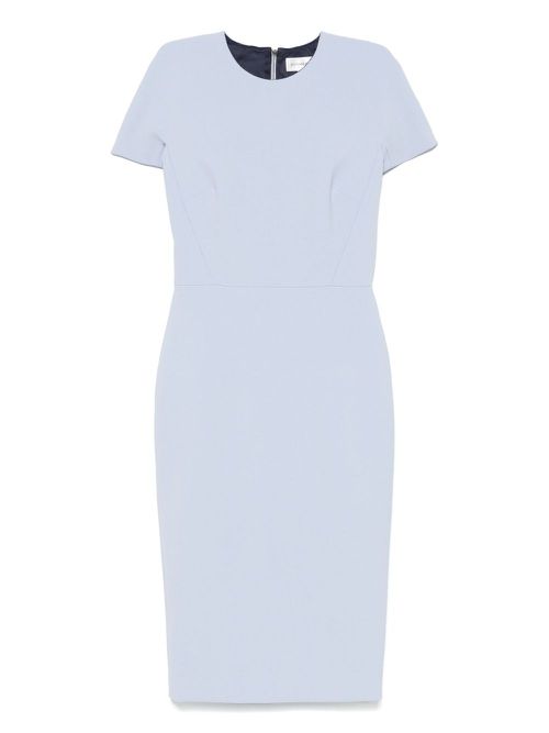 Victoria Beckham crew-neck midi dress - Blue