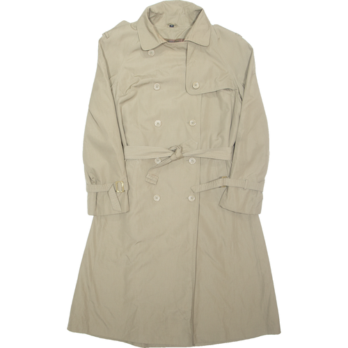 TELEMAC Belted Womens Trench Coat Beige