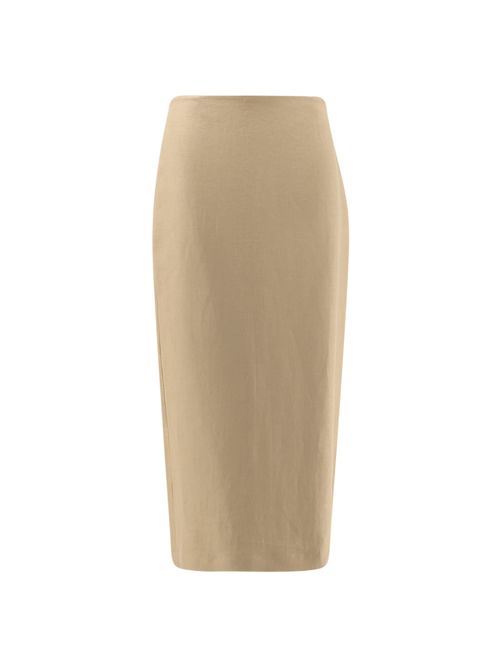 Mxsveranda Linen Midi Skirt