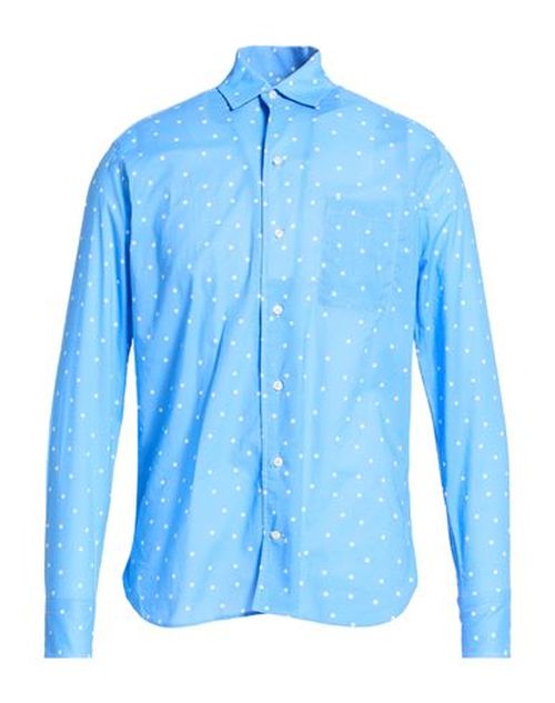 Man Shirt Azure Size 15 ¾ Cotton