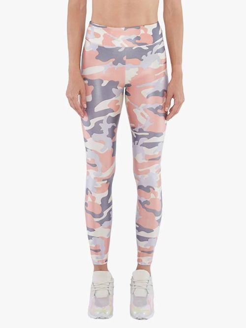 Lustrous High Rise Legging In Pink Camo