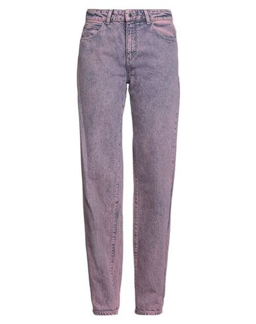 Woman Jeans Pink Size 28 Cotton, Lyocell, Elastane