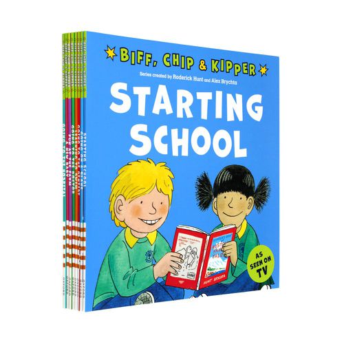 TEMU First Experiences With Biff, Chip & Kipper 8 Books Collection Set learning To Swim, Going To The Dentist, Going On A Plane, Starting Schoo