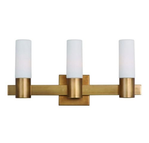 Contessa 20.75" 3-Light Bathroom Vanity Light in Natural Aged Bra