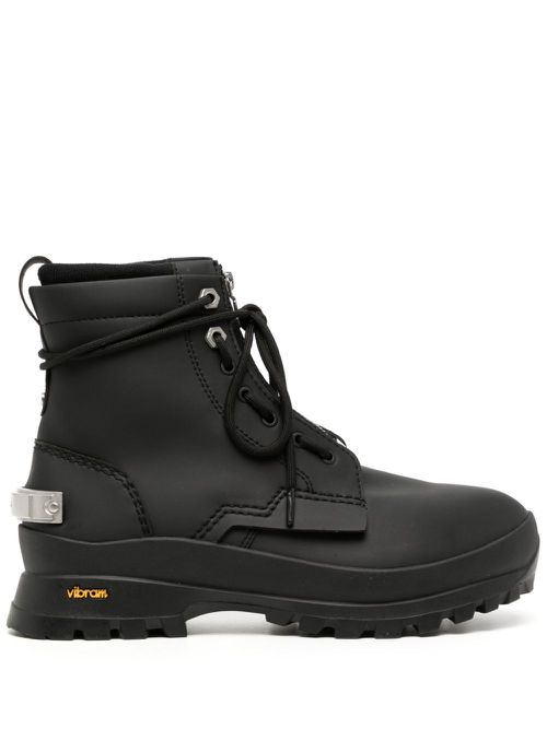 Boson leather ankle boots - Black