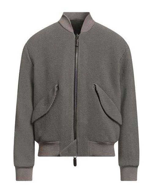 Man Jacket Khaki Size 34 Virgin Wool, Cotton, Elastane, Silk, Cashmere