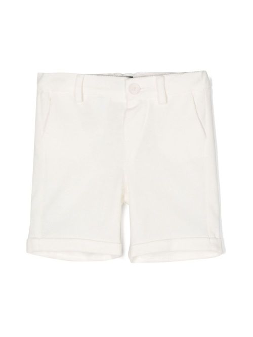 Piqué-weave shorts - White