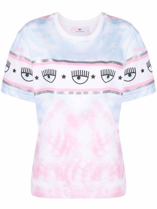 Eye-motif T-shirt - Pink