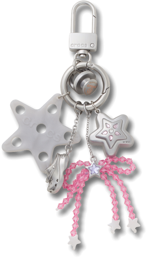 Crocs | Jibbitz | Stars and Beaded Bow Bag Char