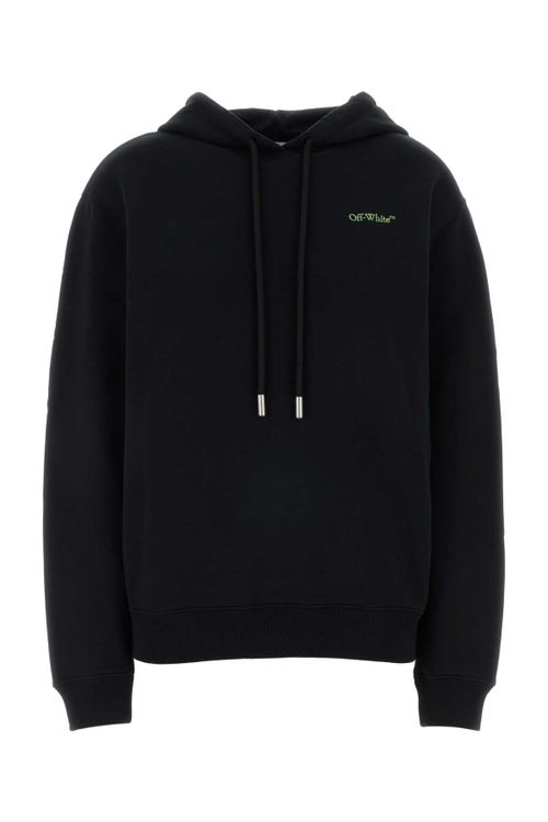 Arrow Leaves Reg Hoodie — Black