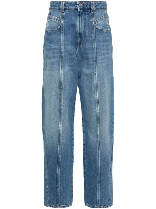 Vetan high-rise boyfriend jeans - Blue