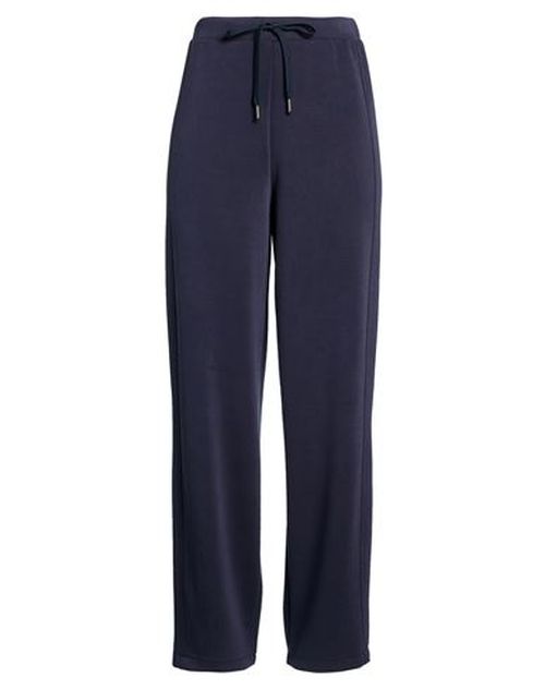 Crochè Woman Pants Navy Size L Polyester, Viscose, Elastane