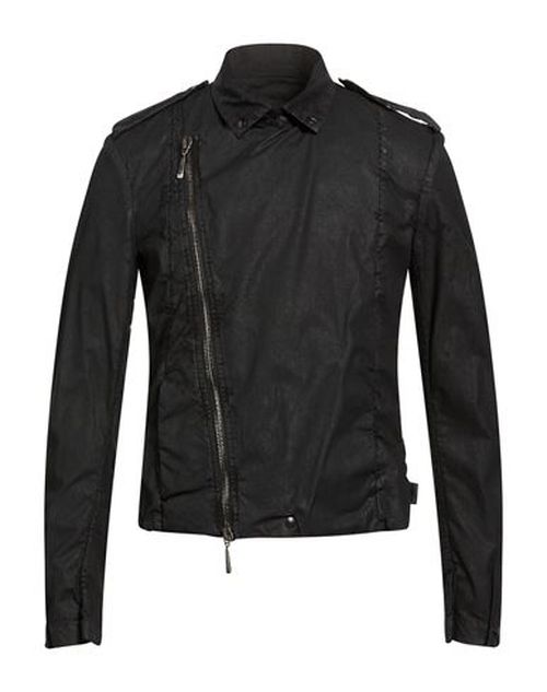 Man Jacket Dark brown Size 40 Cotton, Elastane