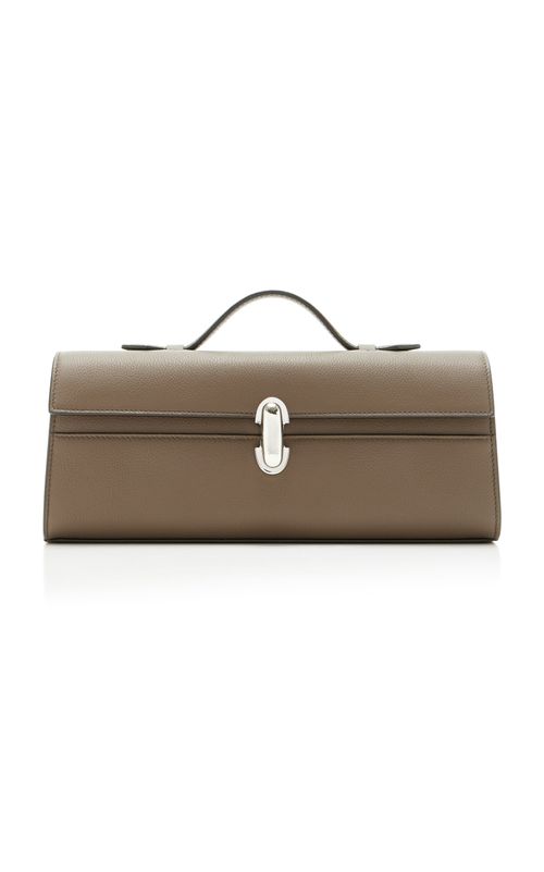 The Slim Symmetry Leather Pochette - Moda Operandi