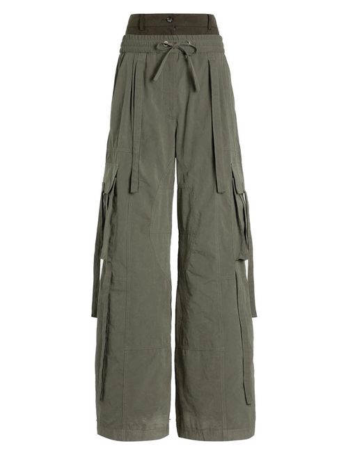 Waxed Faille Trousers