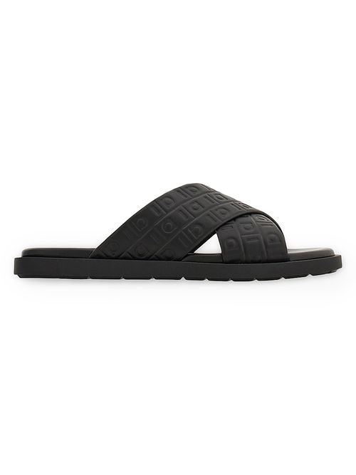 Men's Brise Hug Leather Sandals - Nero