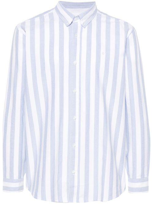 Dillion striped shirt - White
