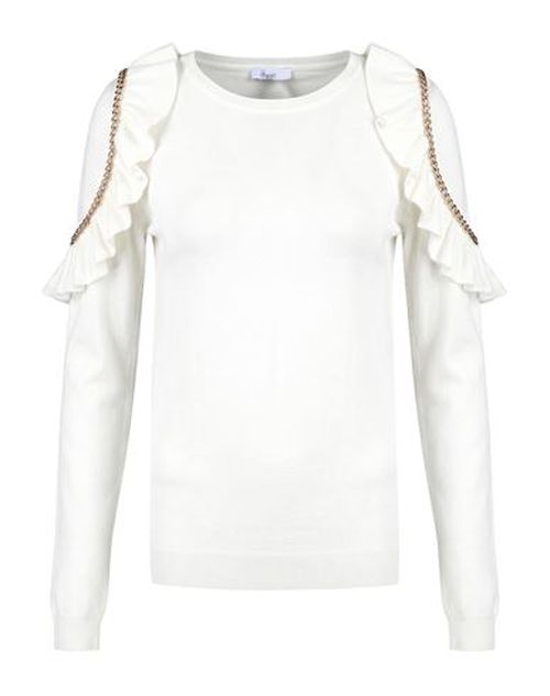 Woman Sweater Ivory Size 4 Viscose, Elastane