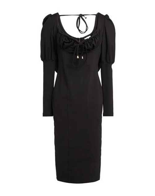 Woman Midi dress Black Size 4 Viscose, Polyamide, Elastane