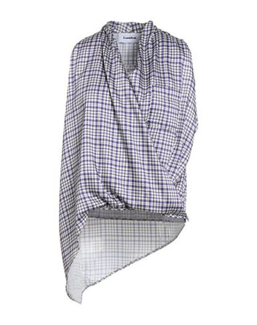 Woman Top Dark purple Size 4 Polyester