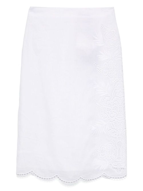 Fify midi skirt - White