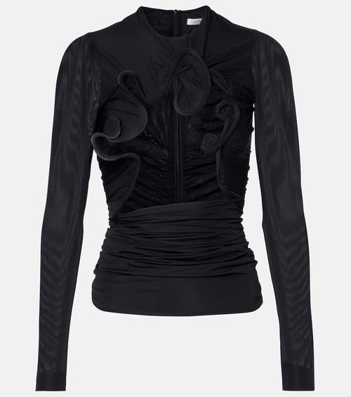 Hollow Venus cutout mesh top