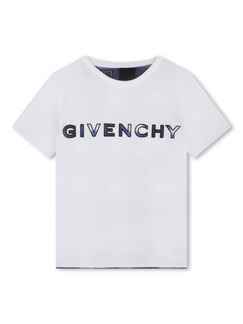 Logo-print reversible T-shirt - White