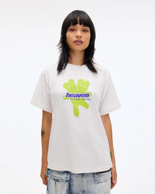 MARC JACOBS Marc Jacobs Heaven Logo T-Shirt in Chalk