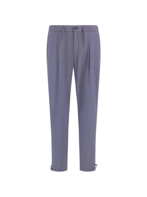 Resort Tapered Trousers — Light blue