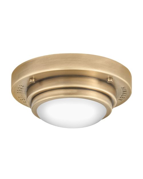Heritage Brass LED Flush Mount Wall Sconce from the Porte Collection