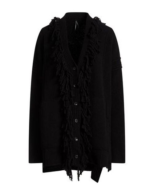 Woman Cardigan Black Size M Wool, Polyamide, Cashmere, Elastane