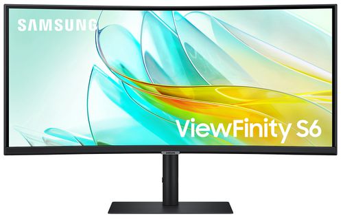 Samsung "34"" ViewFinity S65UC Ultra-WQHD 100Hz AMD FreeSync Curved Monitor Black"