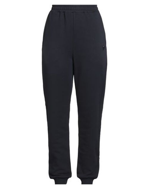 Woman Pants Midnight blue Size L Cotton, Elastane