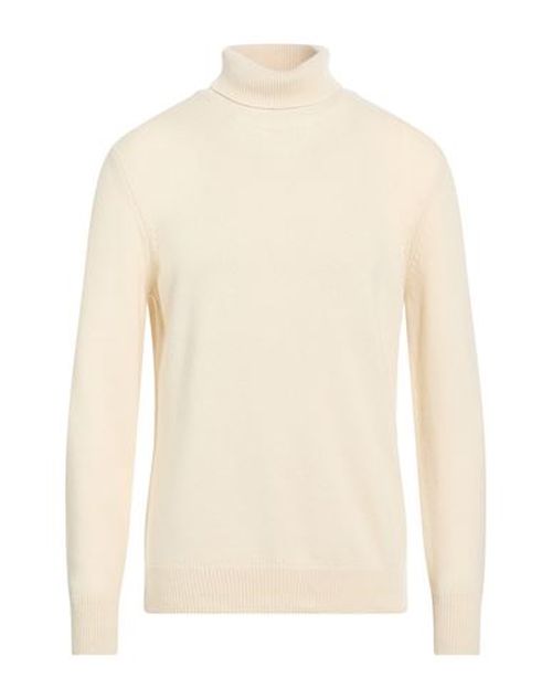 Man Turtleneck Cream Size 38 Cashmere