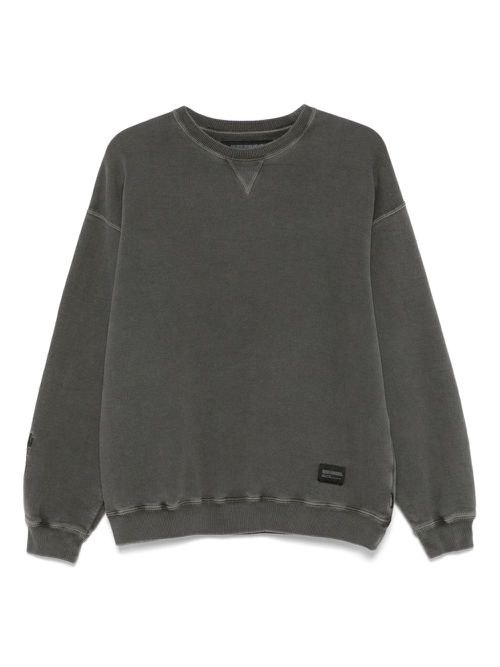 Neighborhood logo-patch sweatshirt - Black